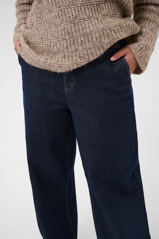 KAFFE CURVE Wide leg Jeans 'Hailey' in Blue