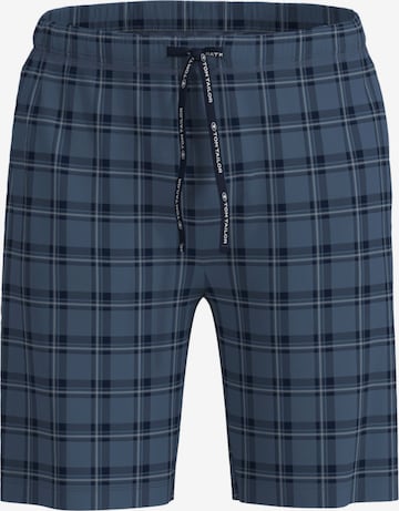 TOM TAILOR Men +Pidžama hlače - plava boja: prednji dio