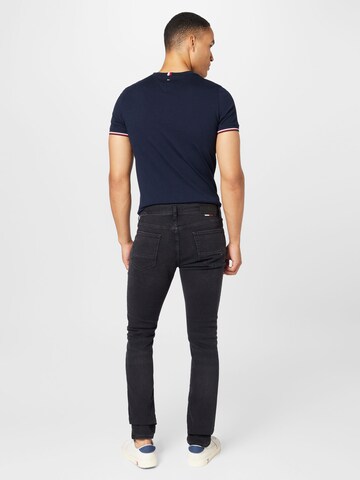 TOMMY HILFIGER Slimfit Jeansy w kolorze czarny