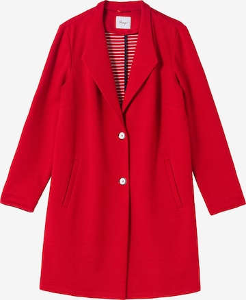 SHEEGO Демисезонное пальто в Красный: спереди