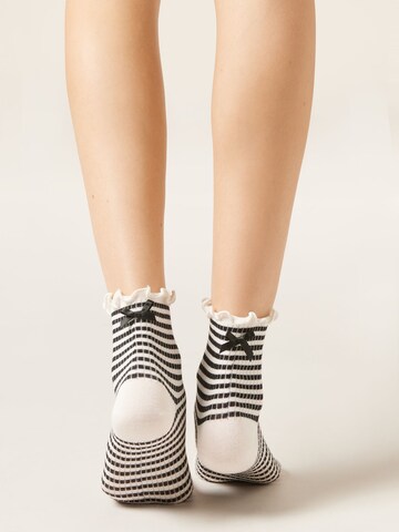 CALZEDONIA Socks in Black