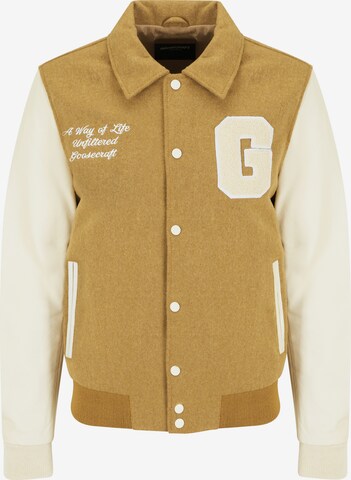 Goosecraft Between-Season Jacket 'Varsity' in Beige: front