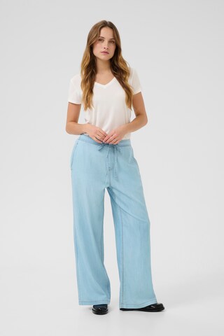 CULTURE Wide leg Jeans 'Citha Aurelia' in Blue