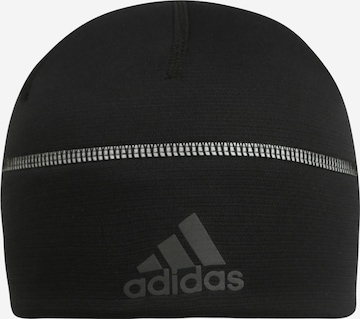 ADIDAS PERFORMANCE Sports beanie in Black: front
