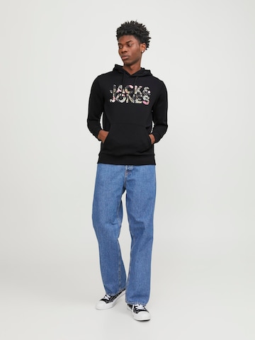 JACK & JONES Sweatshirt 'JEFF' in Zwart