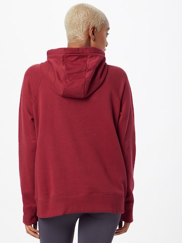 UNDER ARMOUR Sport sweatshirt 'Rival' i röd