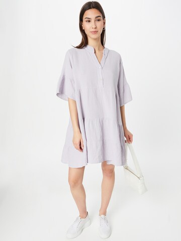 Zwillingsherz Shirt dress in Purple