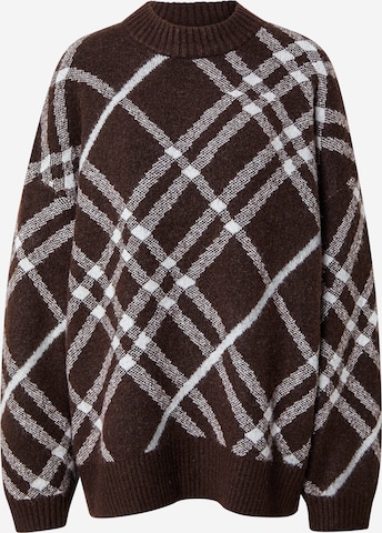 Monki Pulover | rjava barva: sprednja stran