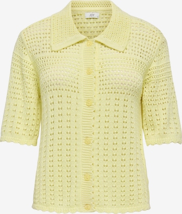 JDY Knit Cardigan 'JDYRobin' in Yellow: front