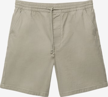 Pull&Bear Loose fit Trousers in Green: front
