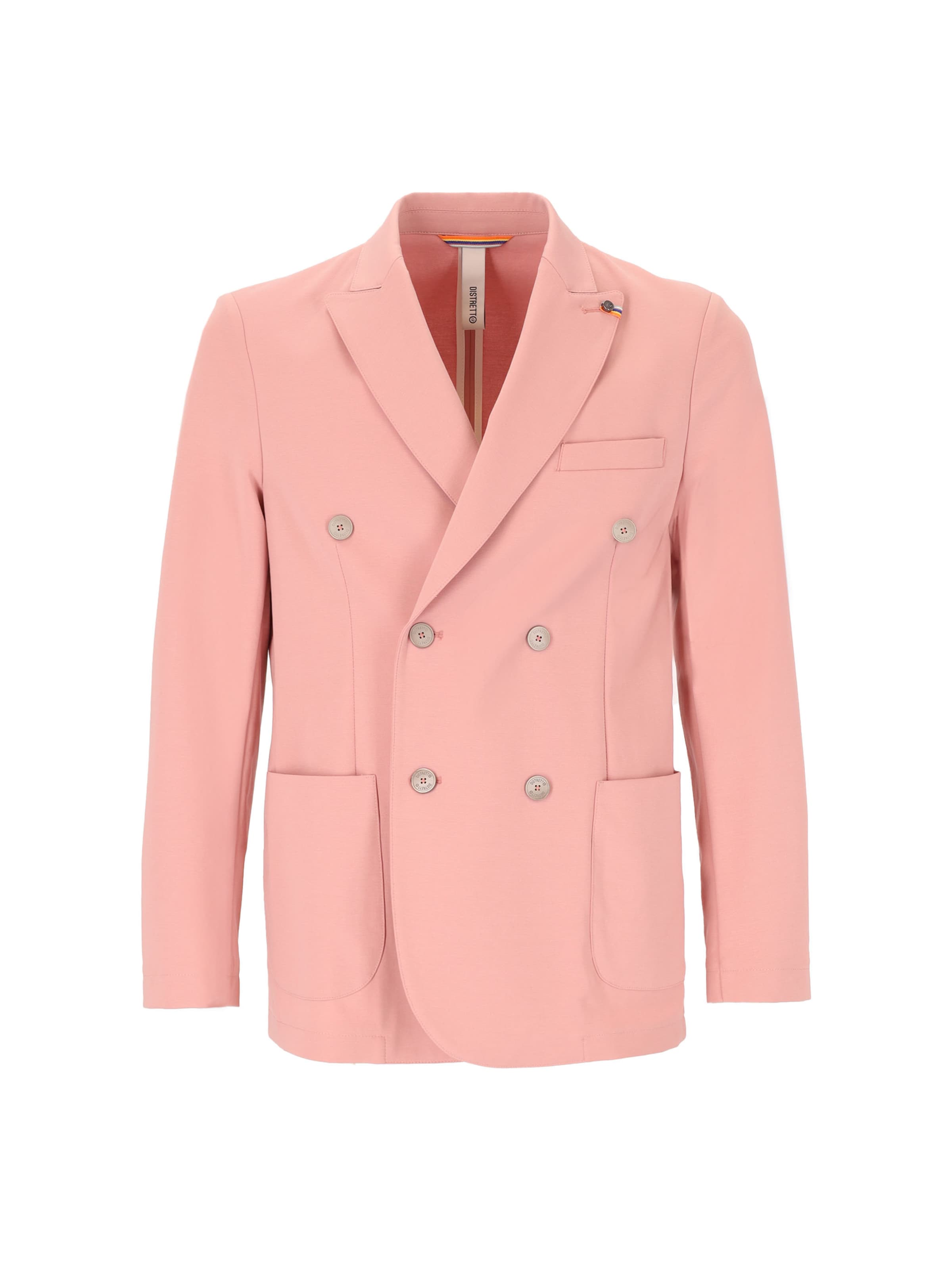 Distretto12 - Ajuste regular Chaqueta saco 'Newman' en rosa: frente