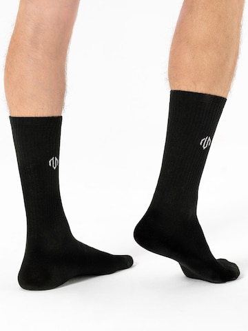 MOROTAI Αθλητικές κάλτσες σε μαύρο