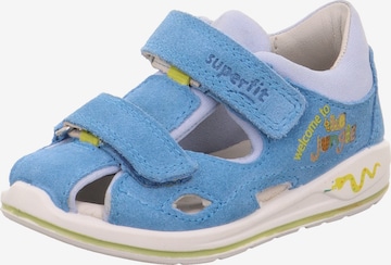 SUPERFIT Sandals & Slippers 'Boomerang' in Blue: front