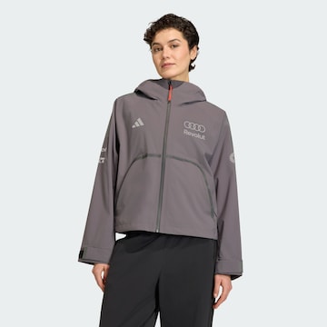 ADIDAS PERFORMANCE Sportovní bunda 'Audi Formula One Team Engineers And Marketing' – šedá: přední strana