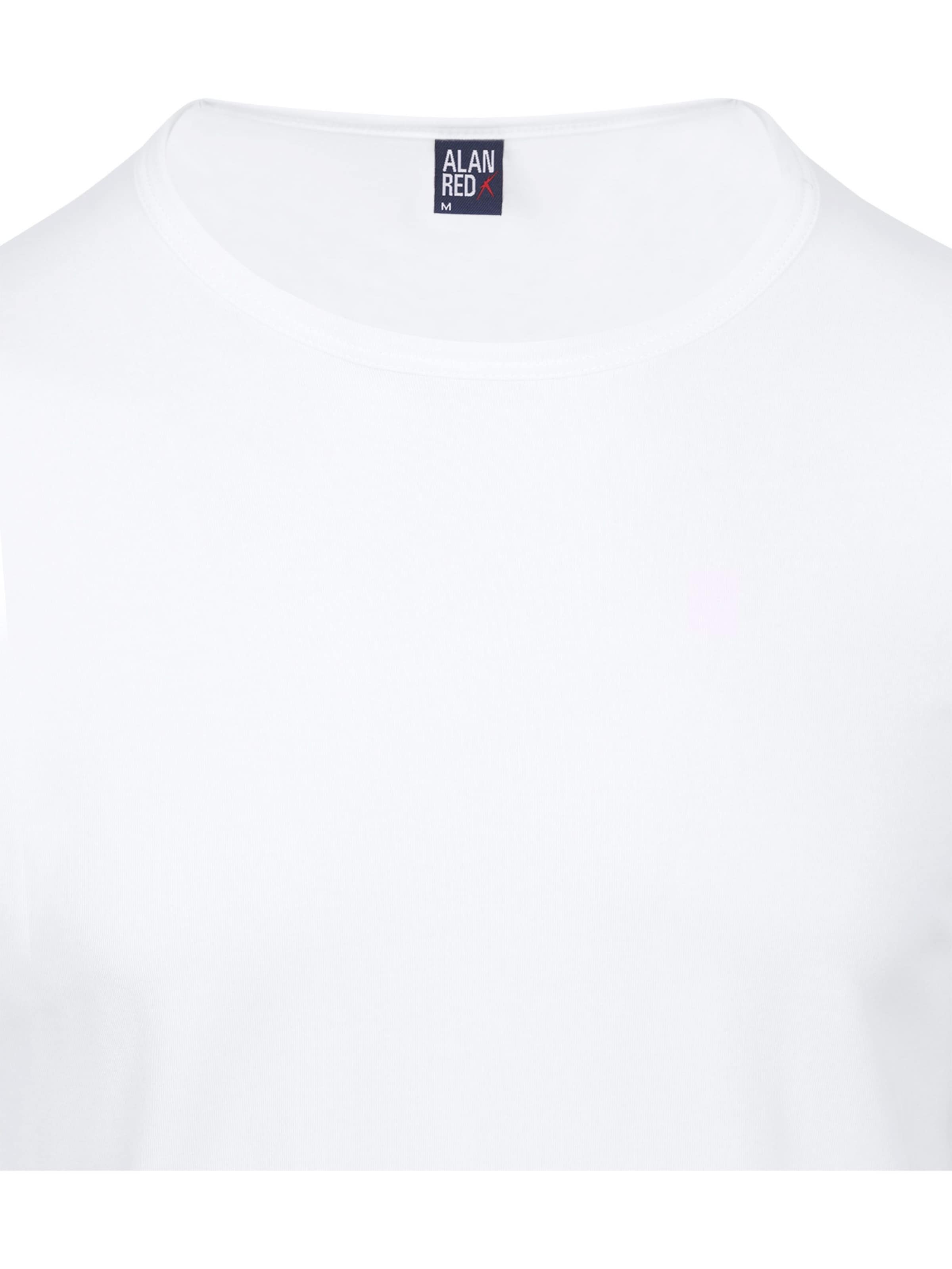 alan red Shirt 'Olbia' in White
