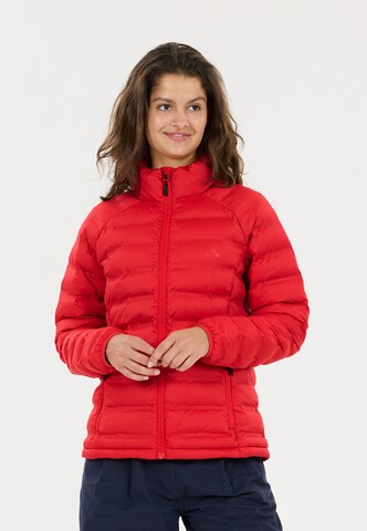 Whistler Between-season jacket 'Froze' in Red: front