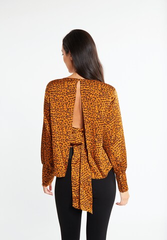 faina Blouse in Bruin