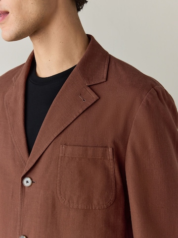 Next Regular Fit Sakko in Braun