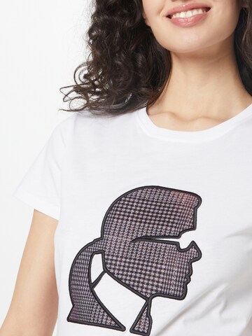 Tricou de la Karl Lagerfeld pe alb