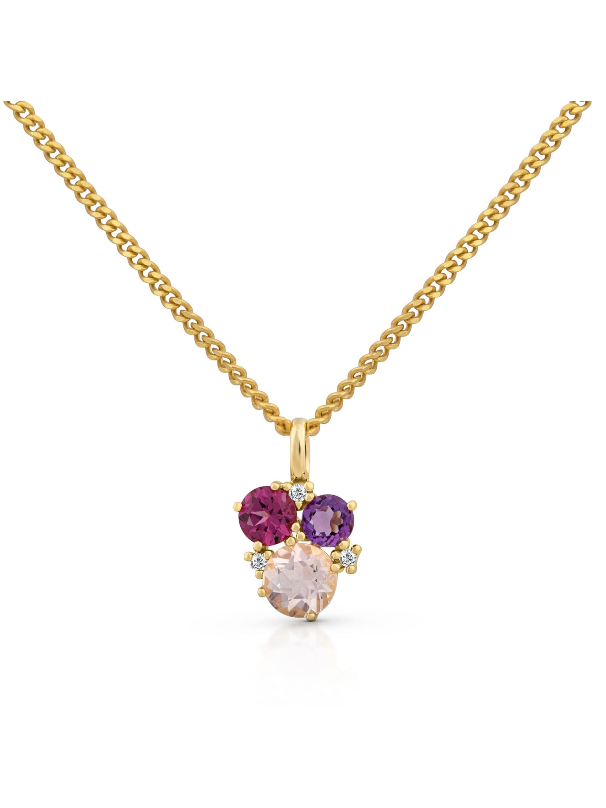 Orolino Necklace in Yellow: front