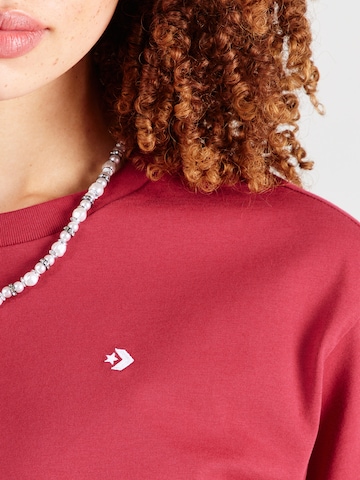 Tricou de la CONVERSE pe roșu