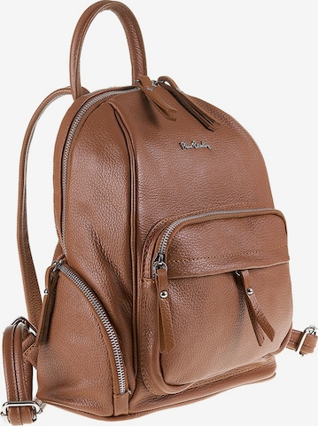 Zaino di PIERRE CARDIN in marrone: frontale