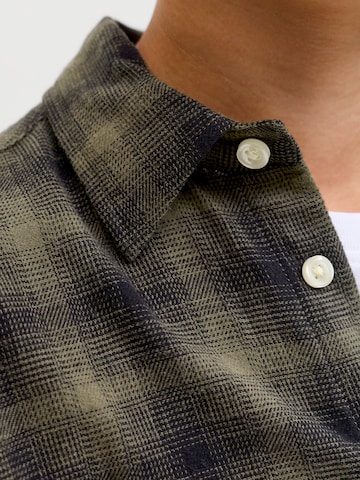 Jack & Jones Junior Regular Fit Hemd in Grün