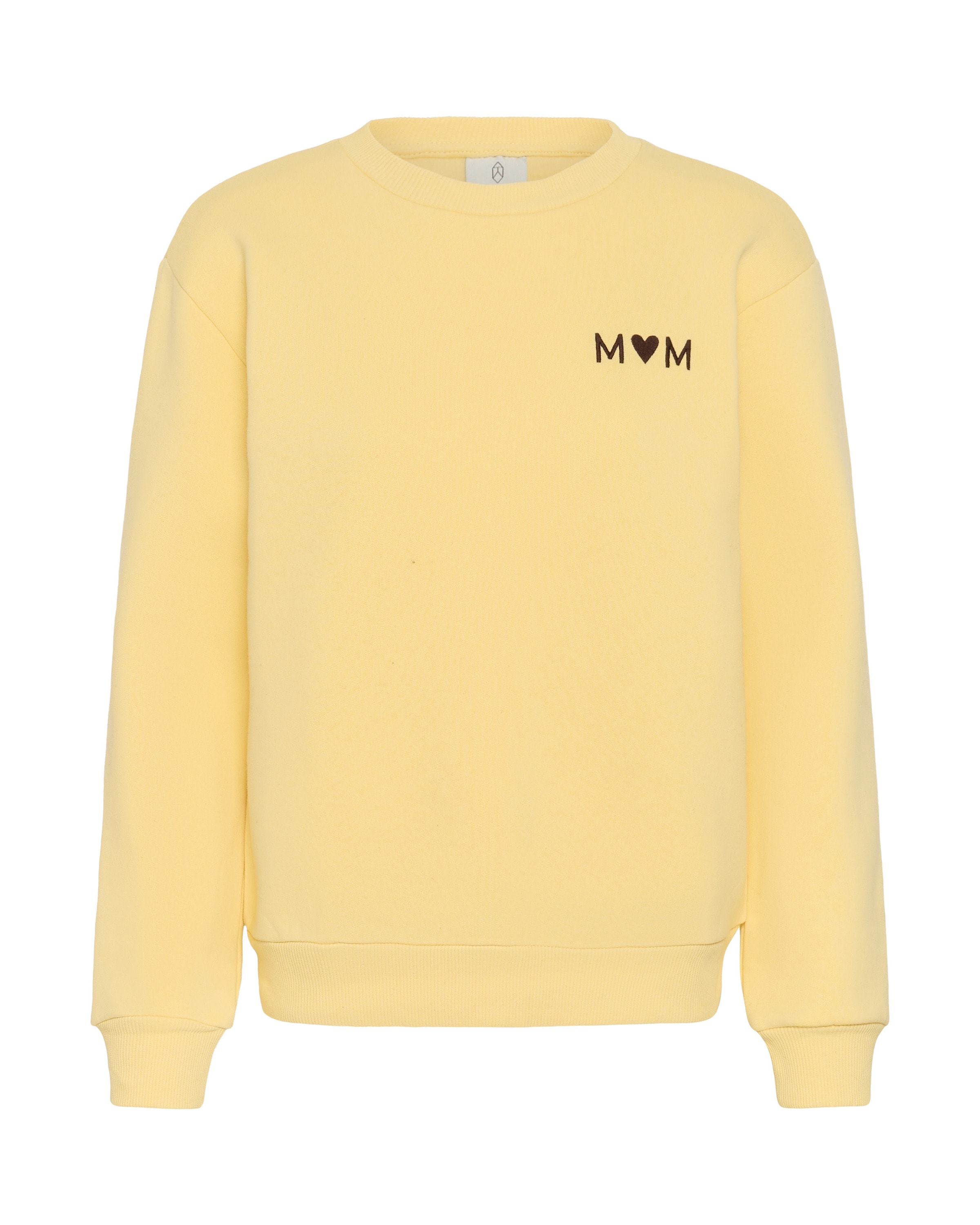 Kaffe Sweatshirt in Gelb: Vorderseite