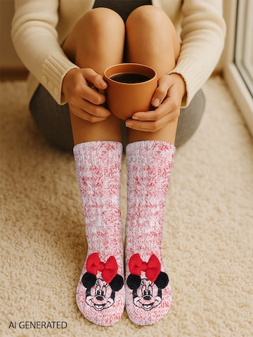 Disney Minnie Mouse Socks 'Hüttensocken' in Red