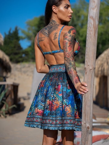 JIORO Triangel Bikinitop 'AMAZONIA' in Gemengde kleuren