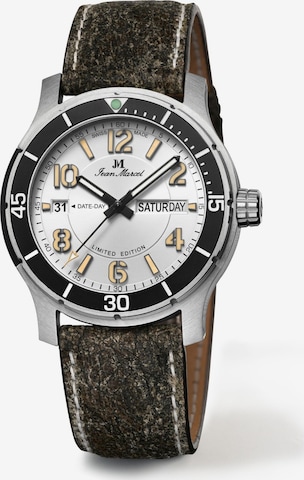 Montre à affichage analogique Jean Marcel en argent : devant