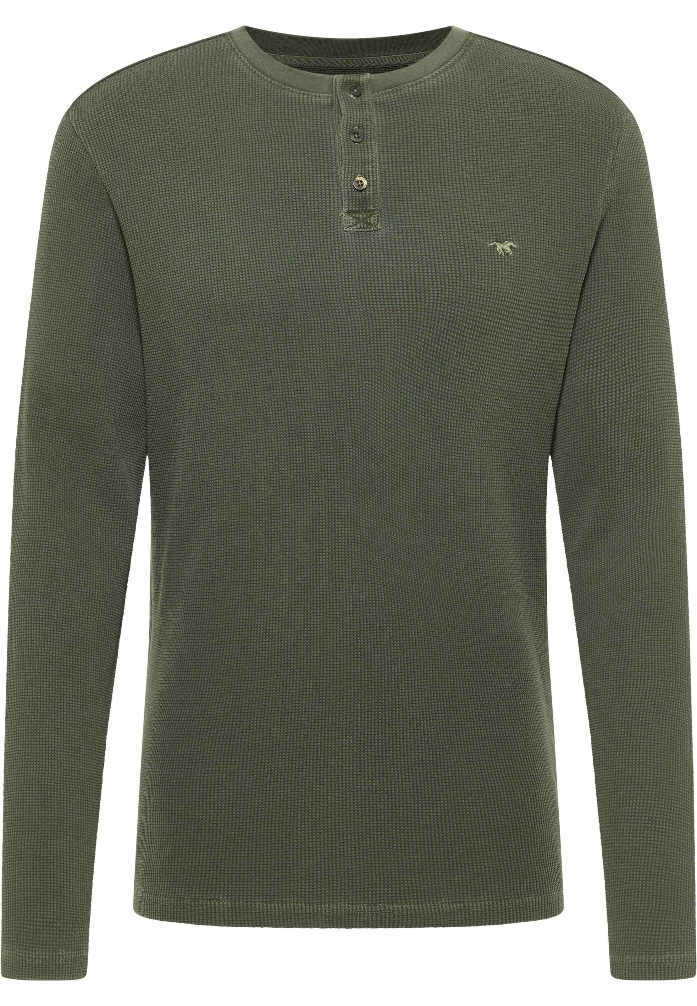 MUSTANG Shirt ' Atchison ' in Grün: Vorderseite