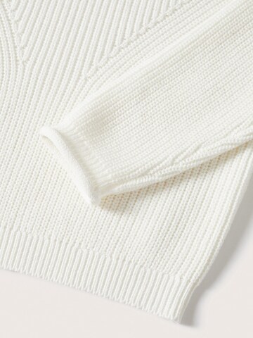 MANGO KIDS Sweater 'ROYAL' in White