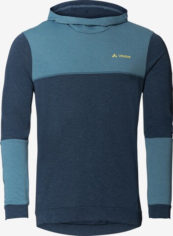 VAUDE Athletic Sweatshirt 'Qimsa' in Blue: front