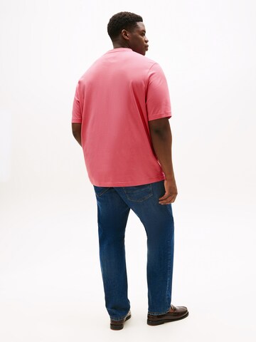 Tommy Hilfiger Big & Tall Футболка в Ярко-розовый