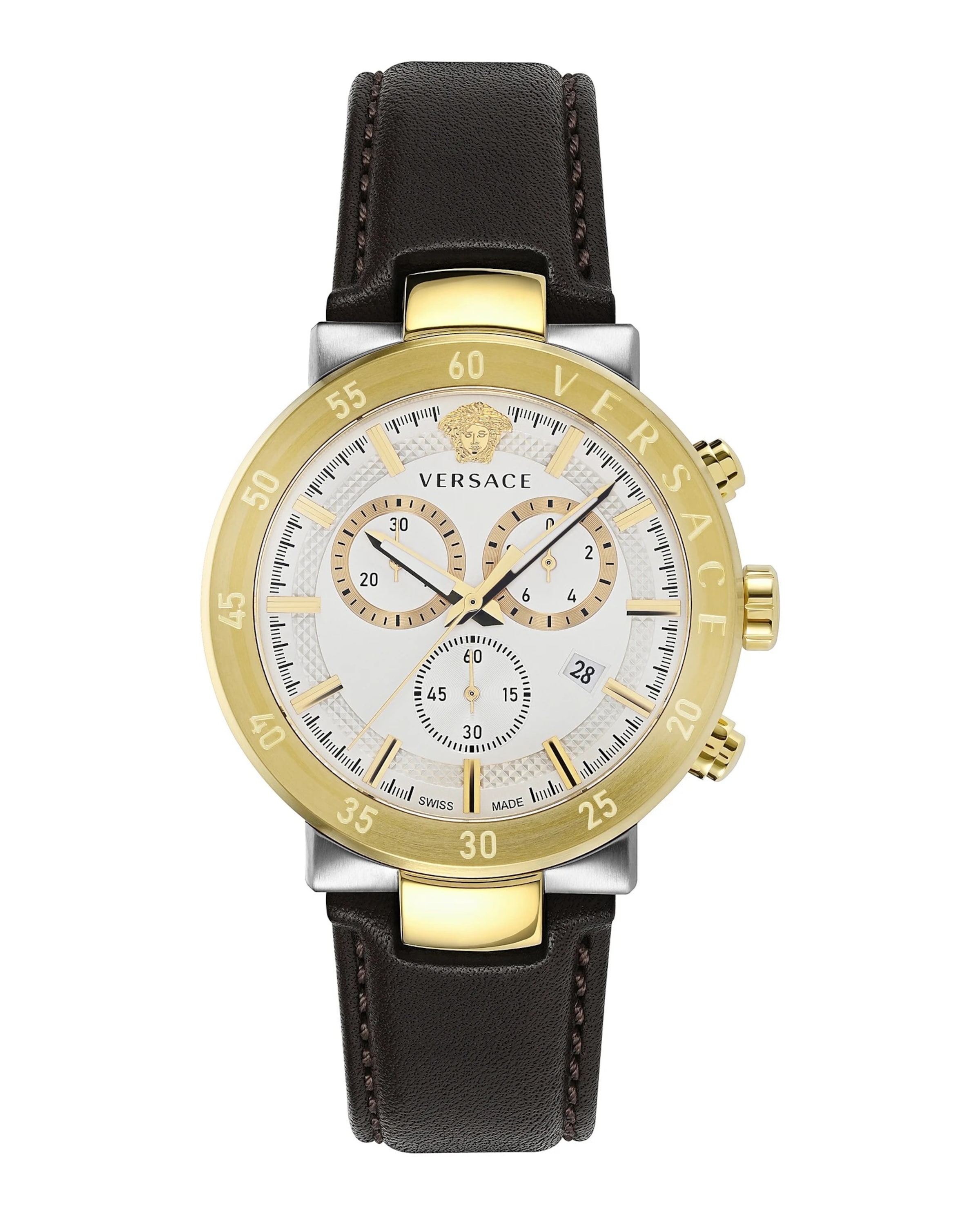 VERSACE Analog watch 'VEPY0220' in Black: front
