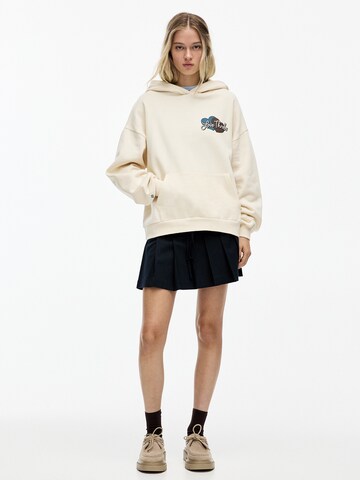 Pull&Bear Sweatshirt in Beige