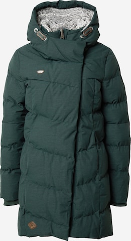 Manteau d’hiver 'PAVLA' Ragwear en vert : devant