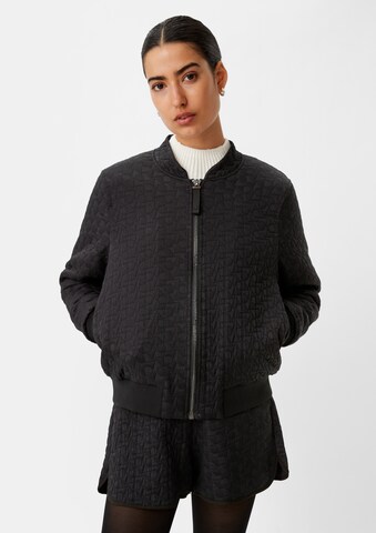 comma casual identity Between-Season Jacket in Black: front