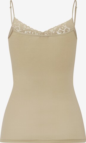 Hanro Top ' Moments ' in Beige: voorkant