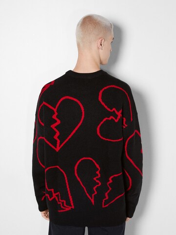 Pull-over Bershka en noir
