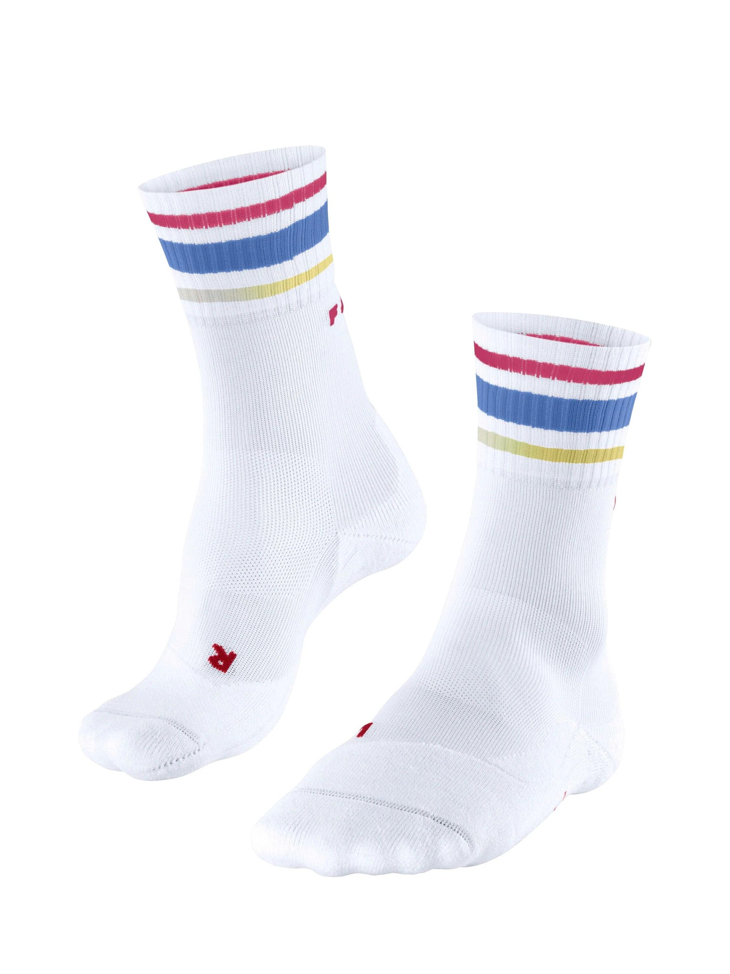 FALKE Athletic Socks 'RU3 Comfort Sunshift' in White: front