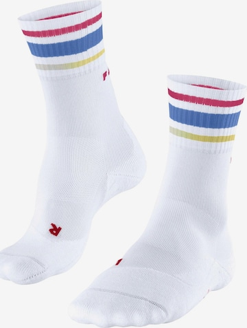 FALKE Athletic Socks 'RU3 Comfort Sunshift' in White: front