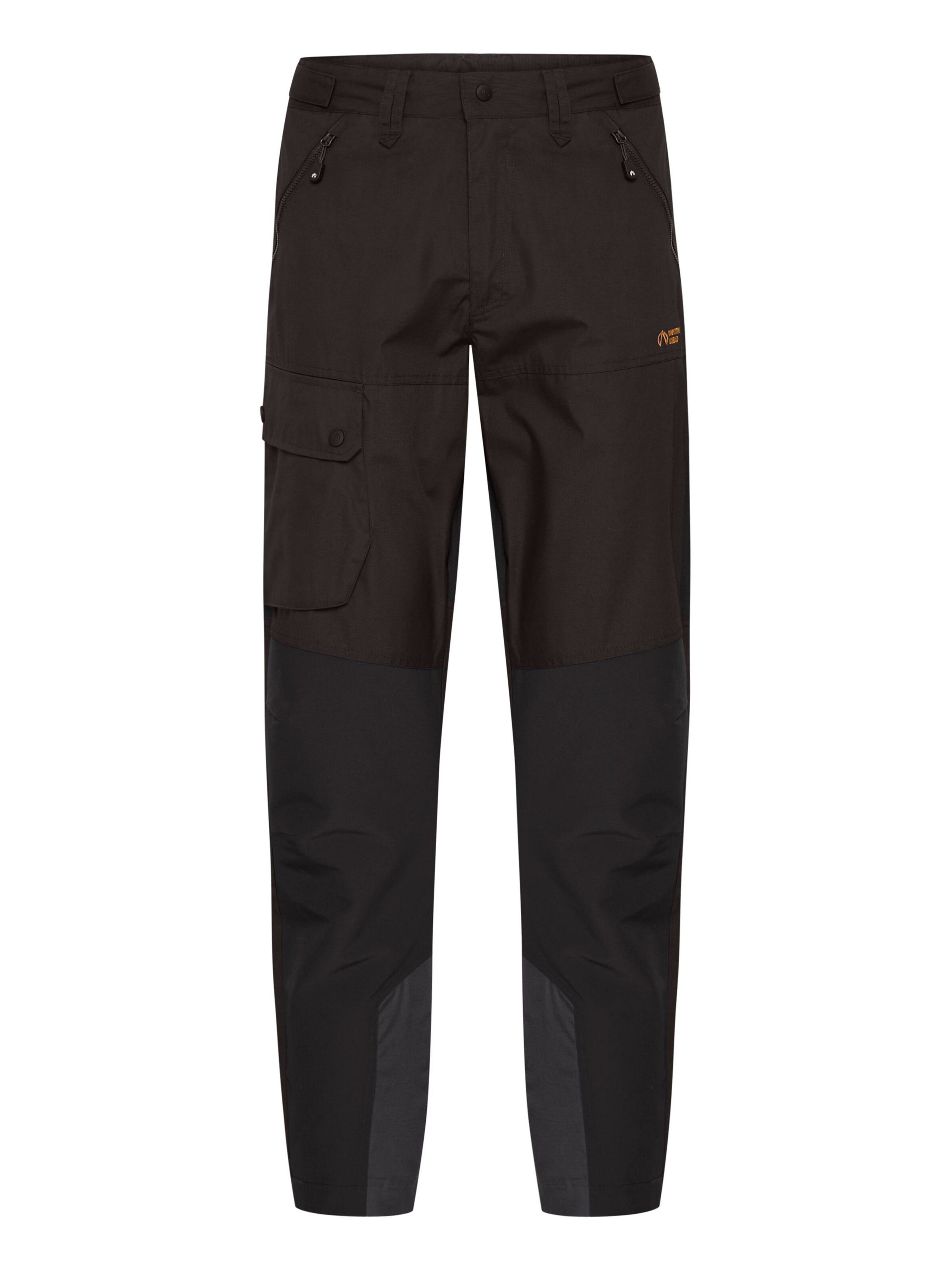 North Bend - Regular Calças funcionais 'Hoki' em preto: frente