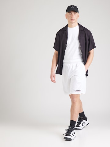 Karl Kani - Loosefit Pantalón en blanco