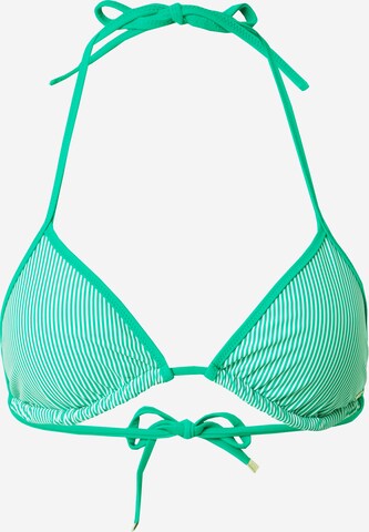 Tommy Hilfiger Underwear - Triángulo Top de bikini en verde: frente