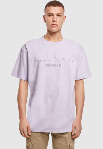 T-Shirt 'Washington' Merchcode en violet : devant