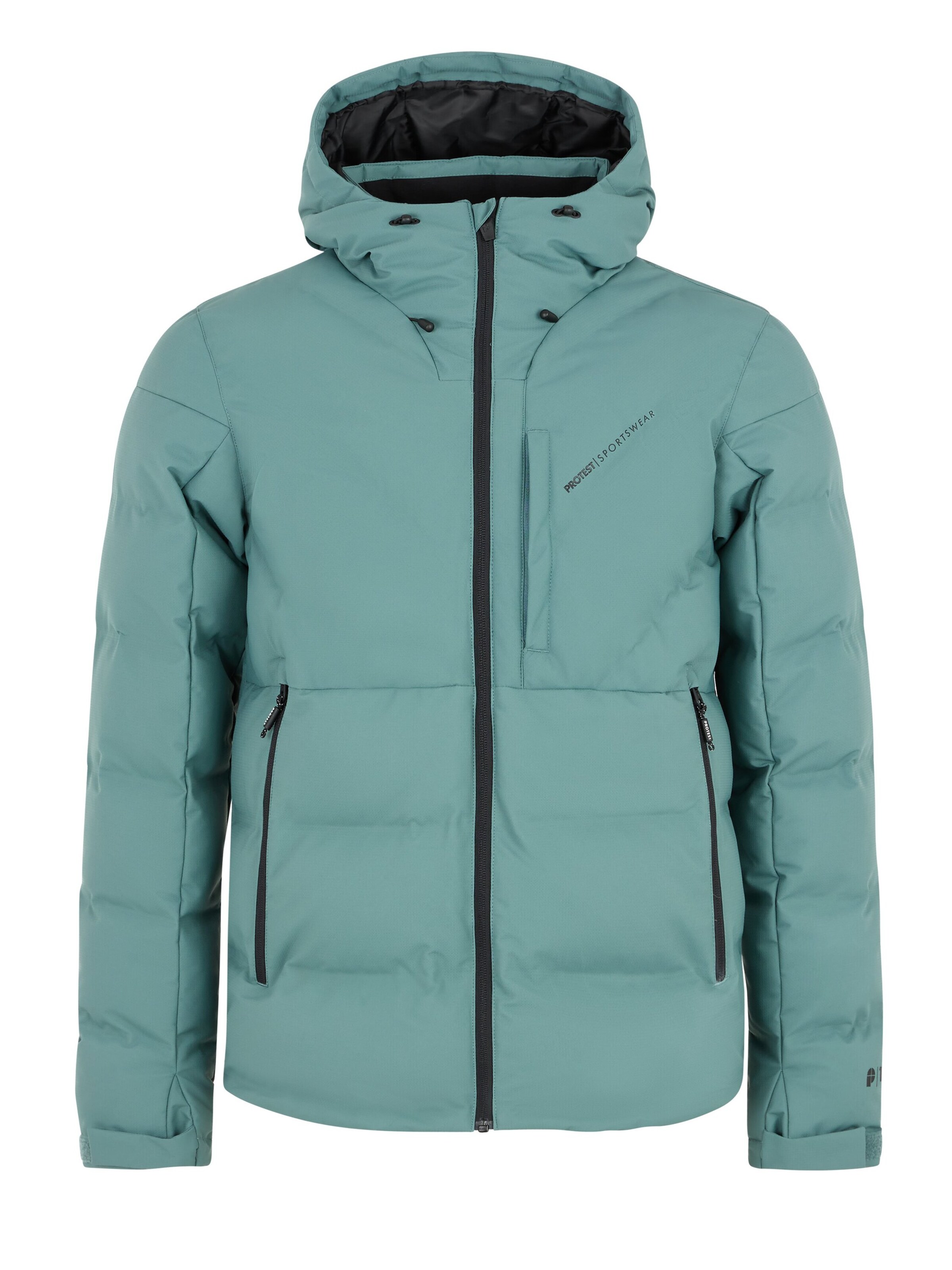 PROTEST Winterjacke 'PRTMONACH'‌ in Grün: Vorderseite