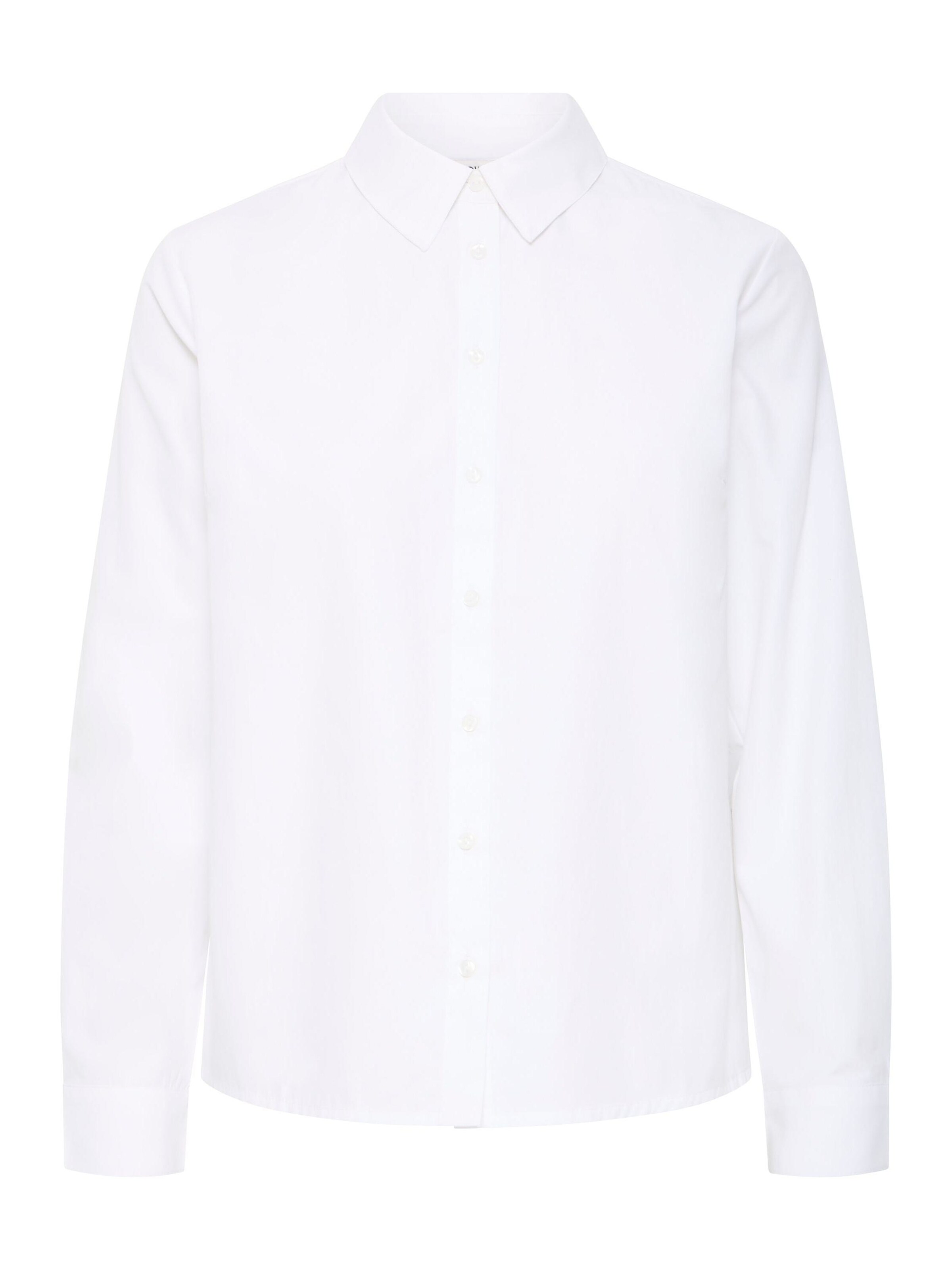 b.young Langarmbluse ' BYHETILA SHIRT 2 - ' in Weiß: Vorderseite