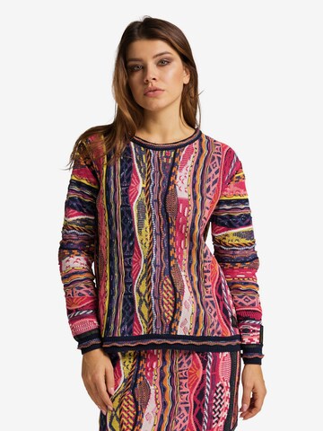 Carlo Colucci Sweater 'Cutri' in Mixed colors: front